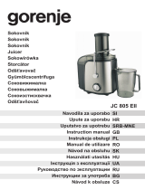 Gorenje GS-308 Manual de utilizare