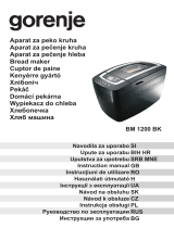 Gorenje BM1200BK Manual de utilizare