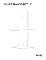 SMART Technologies Height‑Adjustable Wall Mount (HAWM UX/UF) Ghid de instalare