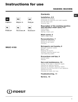 Indesit IWUC 4105 (EU) Manualul utilizatorului