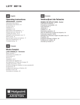 Hotpoint LSTF 9B116 C EU Manualul proprietarului
