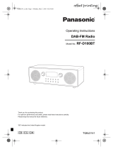 Panasonic RF-D100BT Manualul proprietarului
