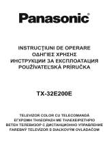 Panasonic TX32E200E Instrucțiuni de utilizare
