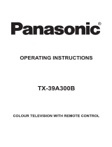 Panasonic TX39A300B Instrucțiuni de utilizare
