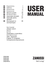 Zanussi ZRB334W Manualul utilizatorului