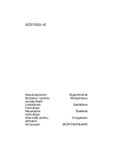 Aeg-Electrolux AG91850-4I Manual de utilizare