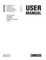 Zanussi ZRB36101XA Manual de utilizare