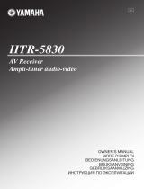 Yamaha HTR-5830 Manualul proprietarului
