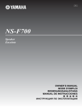 Yamaha NS-F700 Piano White Manual de utilizare
