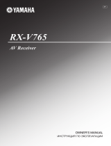 Yamaha RX-V765 Manualul proprietarului
