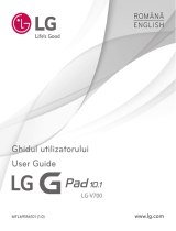 LG G Pad 10.1 Manual de utilizare