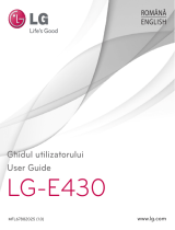 LG E430 Manual de utilizare