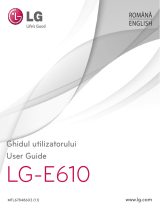 LG LGE610.AFRAWH Manual de utilizare