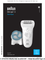 Braun Silk-épil 9 SkinSpa Manual de utilizare