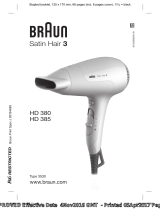 Braun HD 380 Manual de utilizare