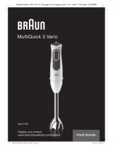 Braun MQ3145 APERITIVE Manualul proprietarului