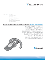 Plantronics Explorer 220 Manualul utilizatorului