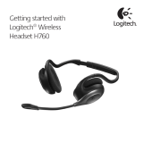Logitech Wireless Headset H760 Ghid de inițiere rapidă
