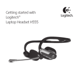 Logitech Laptop Headset H555 Ghid de inițiere rapidă