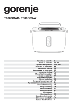 Gorenje T800ORAB Manual de utilizare
