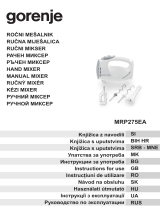 Gorenje MRP275EA Manual de utilizare