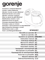 Gorenje BFM900BY Manual de utilizare