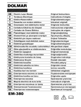 Dolmar EM380 Manualul proprietarului
