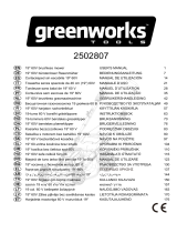 Greenworks 2500207UC2500407UC2504707UAG-MAX 2500207 Manualul proprietarului