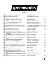Greenworks G60PHT Manual de utilizare