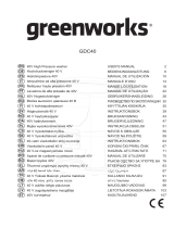 Greenworks GDC40 Manual de utilizare
