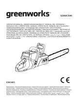 Greenworks 2001807 Manual de utilizare