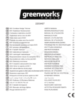 Greenworks GD60HT Manual de utilizare