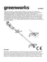 Greenworks GD40BC Manual de utilizare