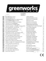 GreenWorks Tools GD60LT Manual de utilizare