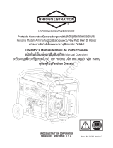 Simplicity OPERATOR MANUAL BRIGGS & STRATTON PORTABLE GENERATOR Manual de utilizare