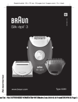 Braun Legs&body SE 3-440 Manual de utilizare