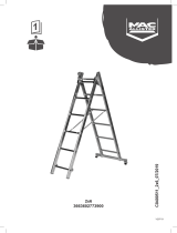 Mac Allister Échelle d'escalier multiposition 2 x 11 marches - 3,3 m Manual de utilizare