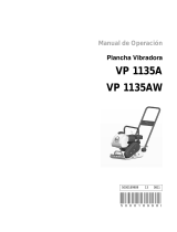 Wacker Neuson VP1135AW Manual de utilizare