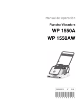 Wacker Neuson WP1550AW Manual de utilizare