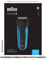 Braun Series 3 Shave & Style Rasoir Électrique Homme 3-En-1 Noir/Bleu Manual de utilizare