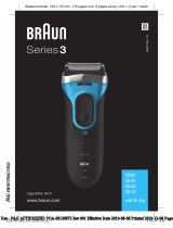 Braun 3080, 3045, 3040, 3010, wet & dry, Series 3 Manual de utilizare