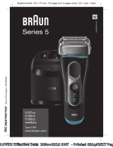 Braun 5197cc, 5195cc, 5190cc, wet&dry, Series 5 Manual de utilizare