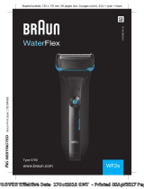 Braun WF2s, Water Flex Manual de utilizare