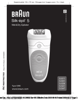 Braun 5-511, 5-531, 5-539, 5-541, 5-547, Wet & Dry Epilator, Silk-épil 5 Manual de utilizare