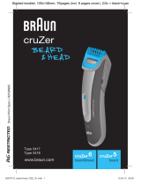 Braun cruZer6 beard&head, cruZer5 beard Manual de utilizare