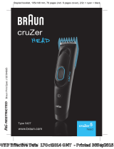 Braun cruZer5 head Manual de utilizare