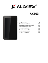 Allview AX 503 Manualul utilizatorului
