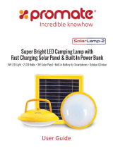 Promate SolarLamp-2 Manualul utilizatorului