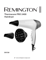 Remington D5720 Thermacare PRO 2400 Hairdryer Manual de utilizare