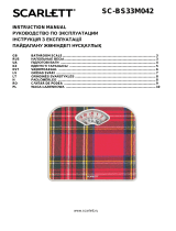 Scarlett SC-BS33M042 шотландская клетка Manual de utilizare